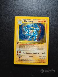 Machamp Prima Edizione - Carte Pokemon Set Base 