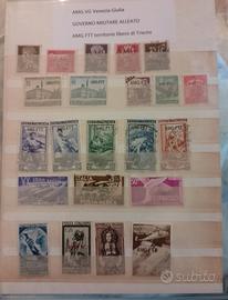 francobolli occupazione governo alleato