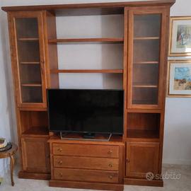 MOBILE IN LEGNO TINTA NOCE PORTA TV