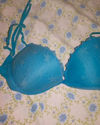 reggiseno stelle imbottito mare lacci collo coppa