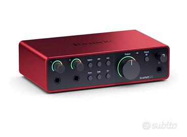 Focusrite Scarlett 2i2 (4° gen.)