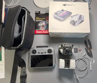 Dji mini 4 pro fly more combo con RC2 + MicroSD