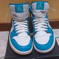air jordan 1 mid azzurre 