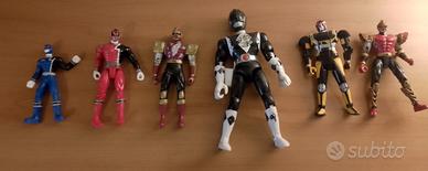 6 pupazzetti dei "Power Rangers"