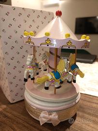 carillon Gioielleria neonato rosa argento 