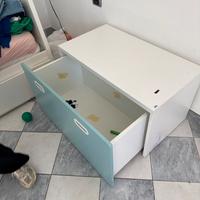 Cassapanca contenitore e/o scrivania bimbo ikea