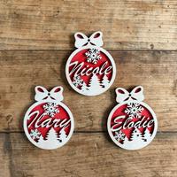Palline di Natale personalizzate con nome