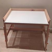 SCRIVANIA IN LEGNO IKEA (FLISAT) per BAMBINI