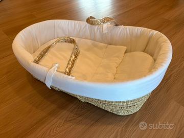 Culla in vimini nuova