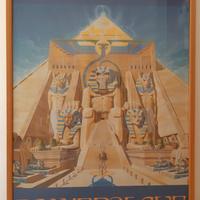 Poster Iron Maiden originale con cornice e vetro