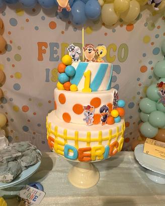 torta tema loony tunes 