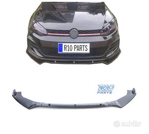 SPOILER LIP VOLKSWAGEN VW GOLF 7 7.5 NERO LUCIDO