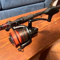 Canna da spinning abu garcia e mulinello penn 4000