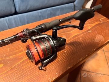 Canna da spinning abu garcia e mulinello penn 4000