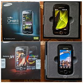 Lotto cellulari Samsung Omnia II + Samsung Jet