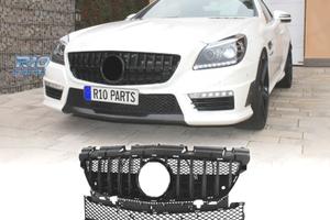 GRIGLIA MERCEDES SLK R172 11-15 LOOK GT-R NERO LUC