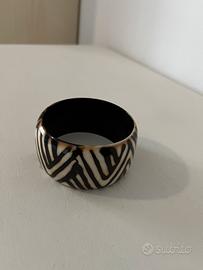 Bracciale spesso  in legno