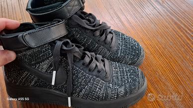 Sneakers W Nike Af1 Flyknit 818018 002 Nero