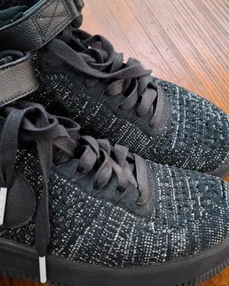 Sneakers W Nike Af1 Flyknit 818018 002 Nero