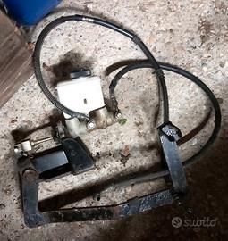 pedale con pompa freno e serbatoio quod kart 