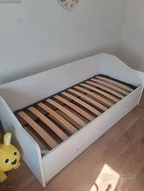 Struttura letti in legno bianco di qualità