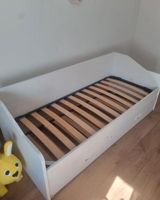 Struttura letti in legno bianco di qualità