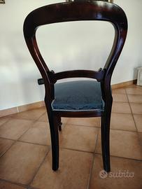 sedie antiquariato per sala pranzo