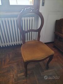 Divano, poltrona e sedia vintage