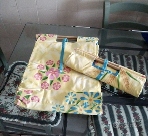 6 Borse spesa Barilla in tessuto fiorito