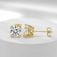 Orecchini con Moissanite 2 carati