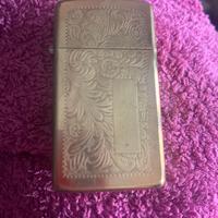 Zippo benzina dorato