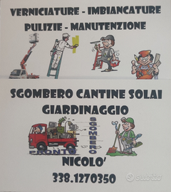 Tuttofare per casa - Sgomberi, Imbiancature, Puliz