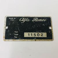 Targhette originali Alfa Romeo