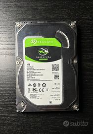 Hard Disk 1TB Seagate Barracuda 3.5" (PC Fisso)
