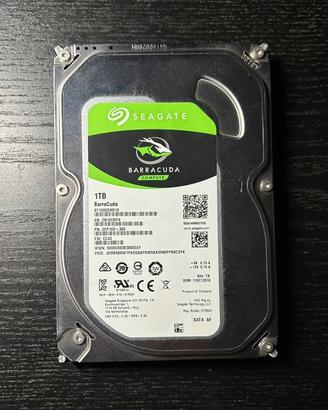 Hard Disk 1TB Seagate Barracuda 3.5" (PC Fisso)