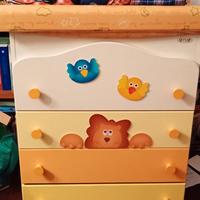 Cassettiera bimbo fasciatoio vasca