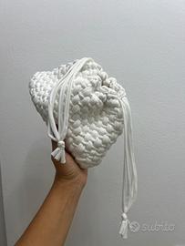 Uncinetto Pouch Bianca