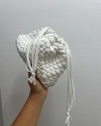 Uncinetto Pouch Bianca