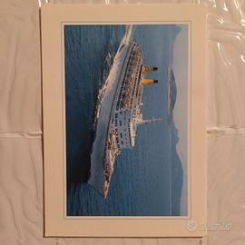 Cartolina nave Eugenio Costa da collezione. 
