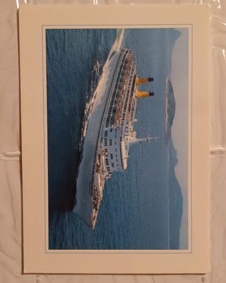 Cartolina nave Eugenio Costa da collezione. 