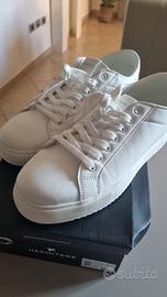 Sneakers bianche Hermitage nuove.45 nuove