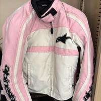 Giacca tessuto moto donna