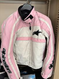 Giacca tessuto moto donna