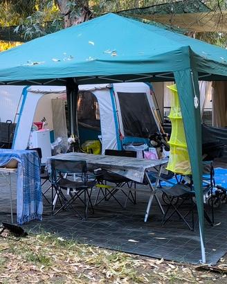 Gazebo Pieghevole 3x3 Verde