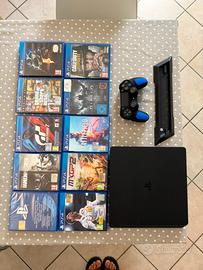 Ps4 Slim + 9 Giochi semi nuova