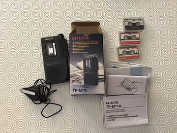 Aiwa microcassette tape recorder TP-M110