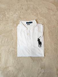 polo Ralph Lauren vintage uomo taglia XL bianco