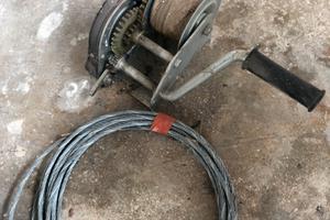 Verricello manuale carrello barche