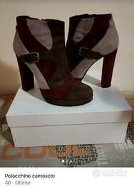 Polacchino camoscio donna