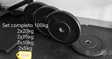 dischi bumper microcarichi powerlifting palestra